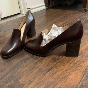 Enzo Angiolini brown heel